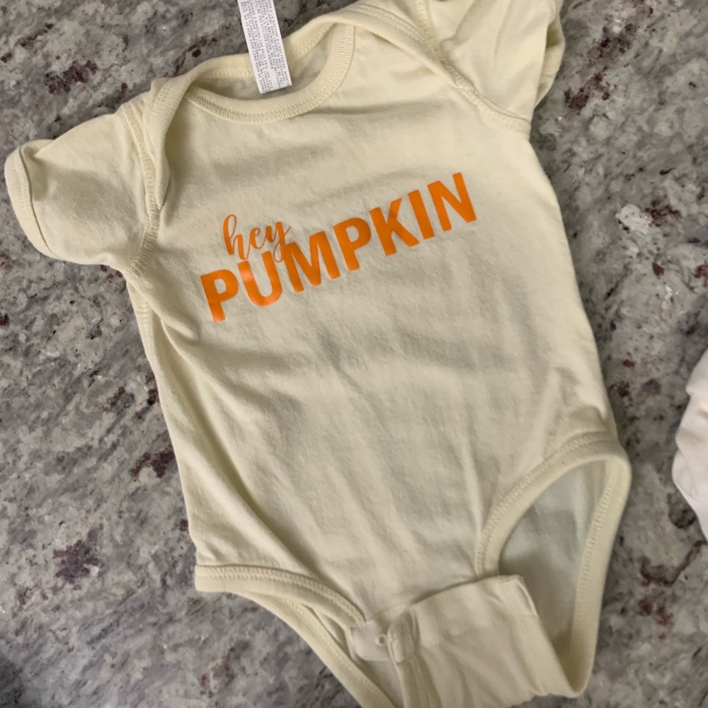 Hey pumpkin onesie